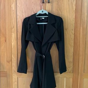 H&M black collared jacket - Sz 10